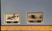 Load image into Gallery viewer, Set of Eight (8) collectible aircraft data plates WWII aircraft