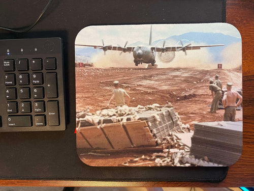 C-130 LAPES Low Altitude Parachute Extraction Vietnam Mousepad