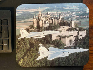 F-15C Eagle 58th Tactical Fighter Squadron  Hohenzollern Castle Mousepad