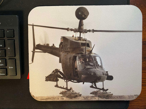 OH-58D Kiowa Warrior 1st Infantry Division Mousepad