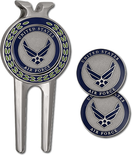 Air Force Divot Tool and Ball Markers