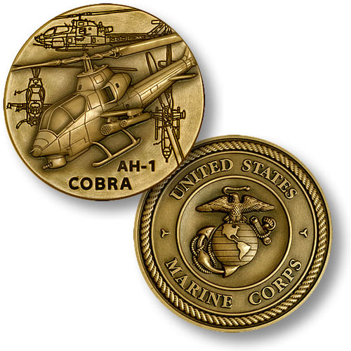 AH-1 Cobra Marine Challenge Coin