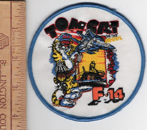 F-14 Tomcat on the Prowl US Navy Patch